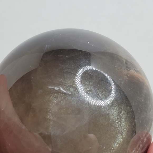 Flashy Black Moonstone Sphere - Picture 5 of 13